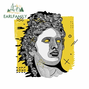 

EARLFAMILY 13cm x 12.5cm for Apollo God Art Car Stickers Windshield RV Decal Motorcycle Personality Waterproof Car Assessoires