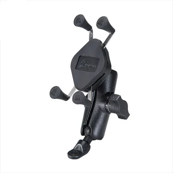 

Scooter Rear View Mirror Aluminum Mount Cell Phone Holder Stand with Rubber Band for 5.6-6.8 Inch Screen Smart Phones