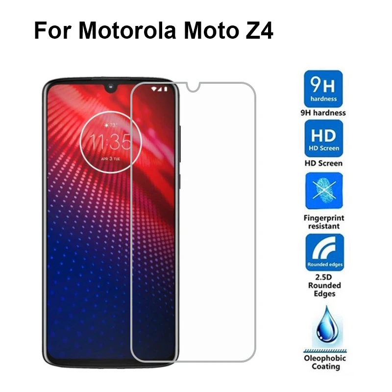 Закаленное стекло для Motorola Moto Z4 Z 4, защита экрана, передняя защита, Защитная пленка для телефона, покрытие для Motorola Moto Z4, стекло