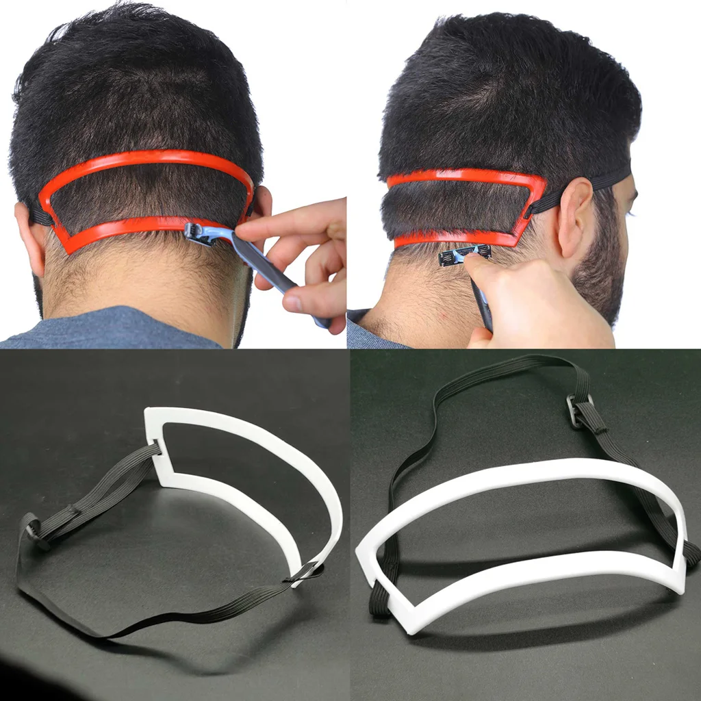 Neckline Haircuts Mustache Beard Goatee Shaving Template Ruler Shaping Guide Hair Accessories