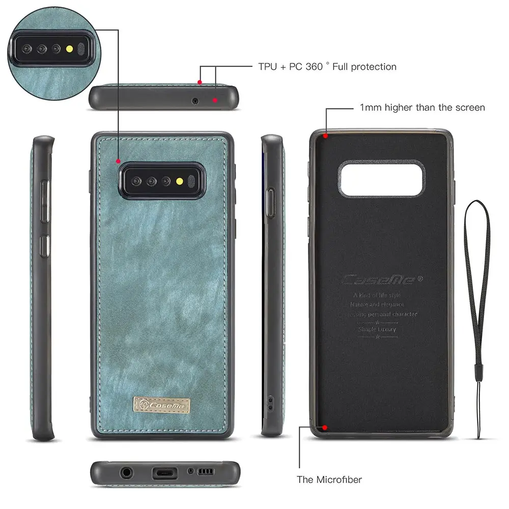 Кожаный чехол-книжка для samsung Note 10 Plus A70 A40 A50 A80 A90, чехол-бумажник для samsung Galaxy S10E S9 S8 Plus S7 Edge Note 9 10