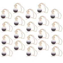 20 шт пустые многоразовые бутылки для духов автомобиля освежитель воздуха флакон с арома-Распылителем круглый