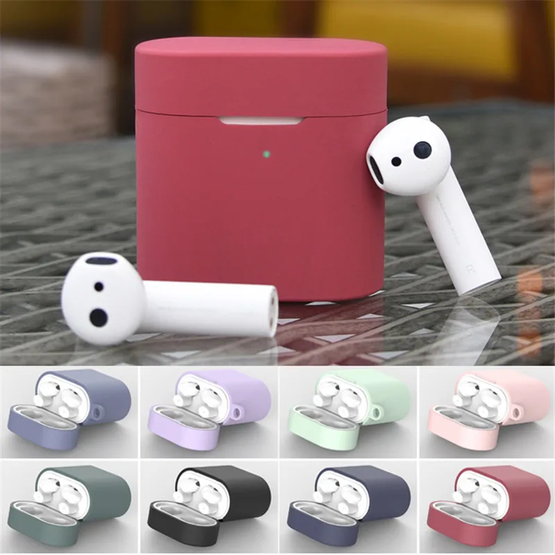Силиконовый чехол для Xiaomi Mi Air 2 беспроводная bluetooth гарнитура защитный гарнитуры