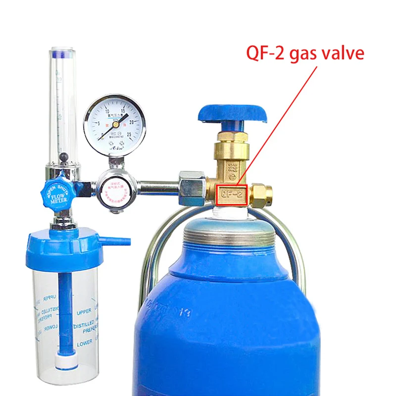 Расходомер газовый O2 медицинский кислородный ингалятор Редуктор давления