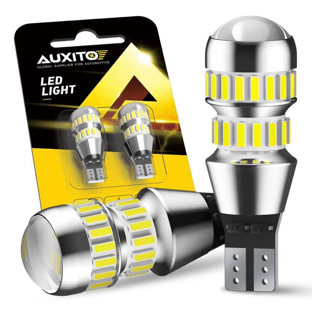 Auxito 2Pcs T15 Led Car Tail Backup Reverse Light Bulb 921 W16W LED