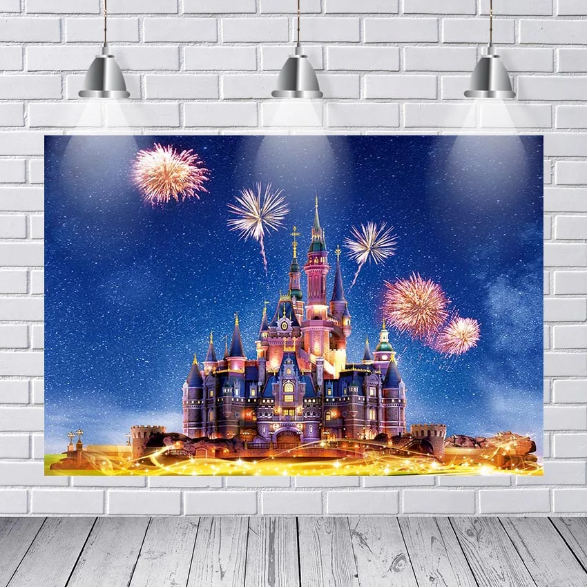 Fond De Photographie Chateau De Conte De Fees Petards Nouveau Ne Enfants Anniversaire Toile De Fond Photo Studio Portrait Toile De Fond De Mariage Accessoires Aliexpress