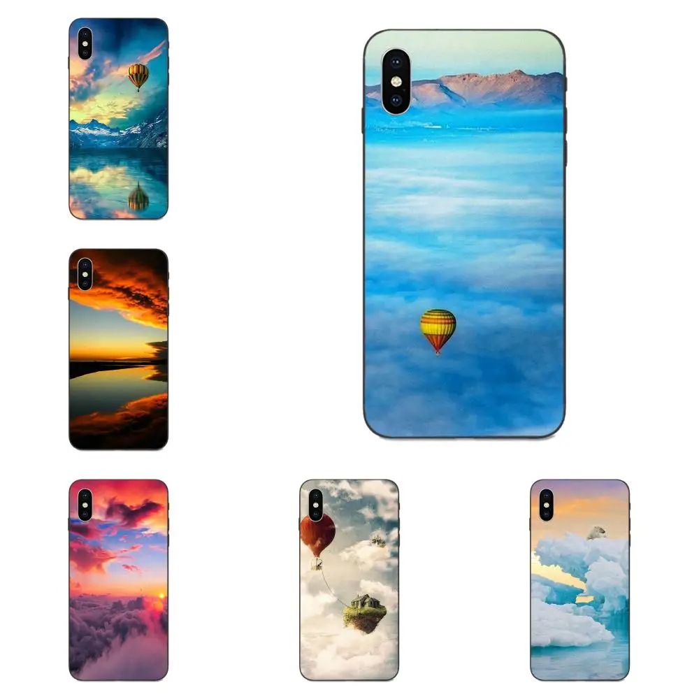 Воздушный шар в небе живой дом для Galaxy C5 C7 J1 J2 J3 J330 J5 J6 J7 J730 M20 M30 Ace Core Max Mini Plus Prime Pro |