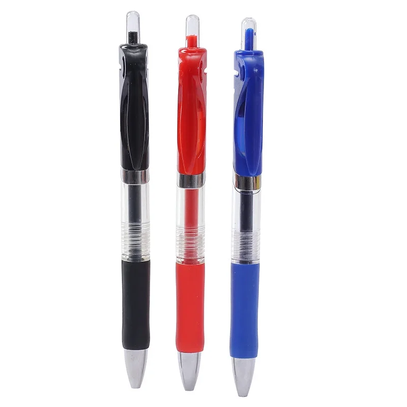 

Push-button neutral pens gel pen Student supplies office supplies can be replaced with red/black and blue