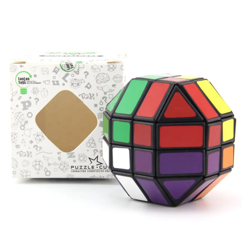 [Синий, четвёртый заказ Octahedral Vine Bal Rubik's Cube черный и белый с рисунком] супер маска куб II черный фон Vine Bal R