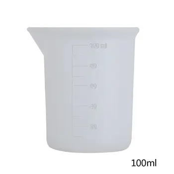 

Disposable Measuring Cup with Scale Silicone Molds DIY Handmade Epoxy Mold 634D