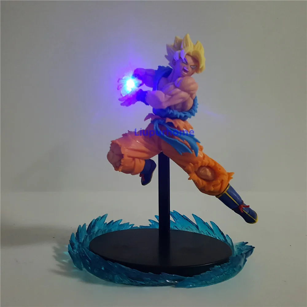 Dragon Ball Z Сон Гоку рисунок светодиодный ночной Светильник декоративная лампа для дома камехамеха желтый волосы Гоку светодиодный светильник для детей подарок LU