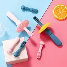 

1PC Kids Soft Silicone Training Toothbrush Silicone Infant Tooth Teeth Clean Brush Food Grade Silica Gel Bebes Oral Health Care