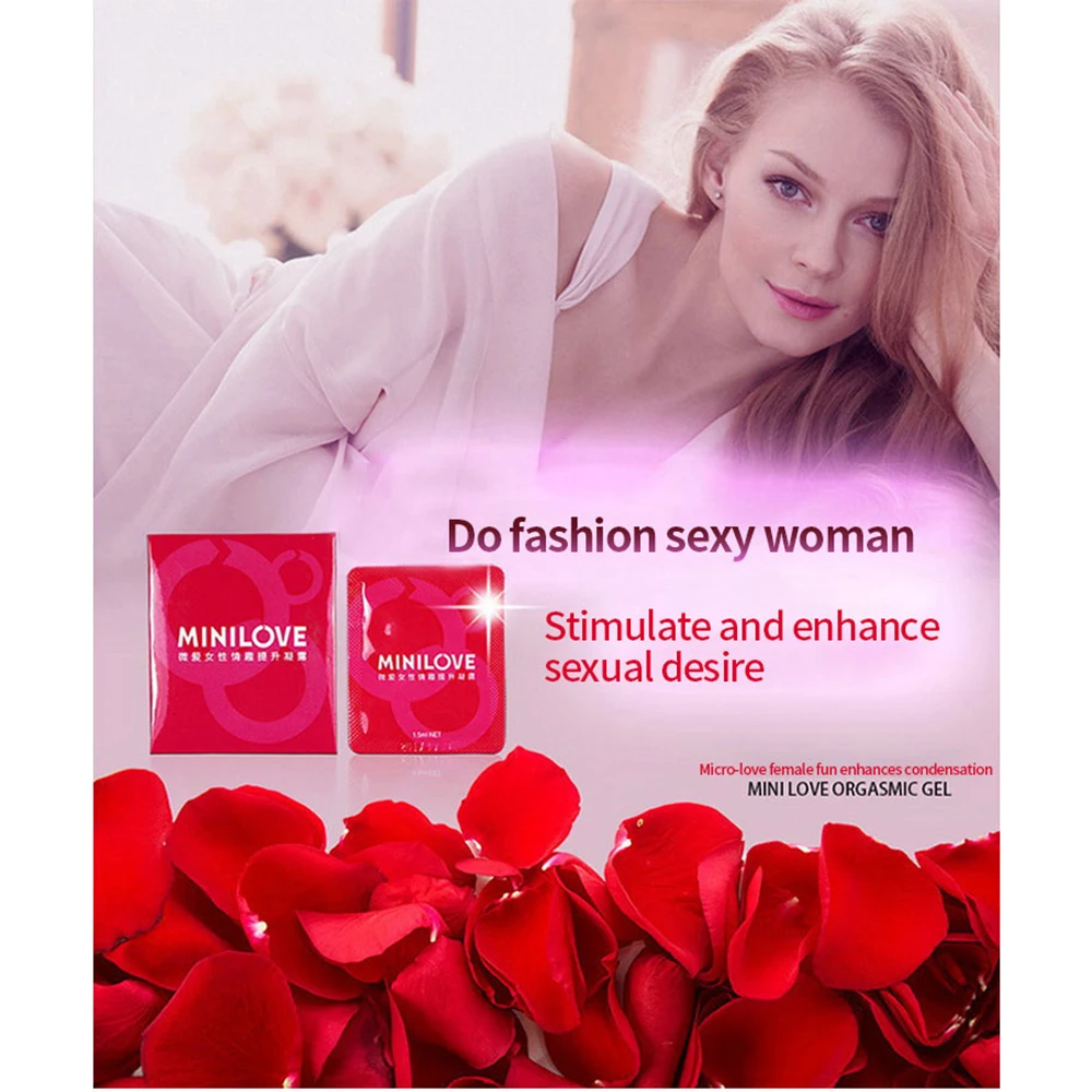 6pcs Minilove Sex Gel Best Quality Female Excite Enhancer Negotiated Detail