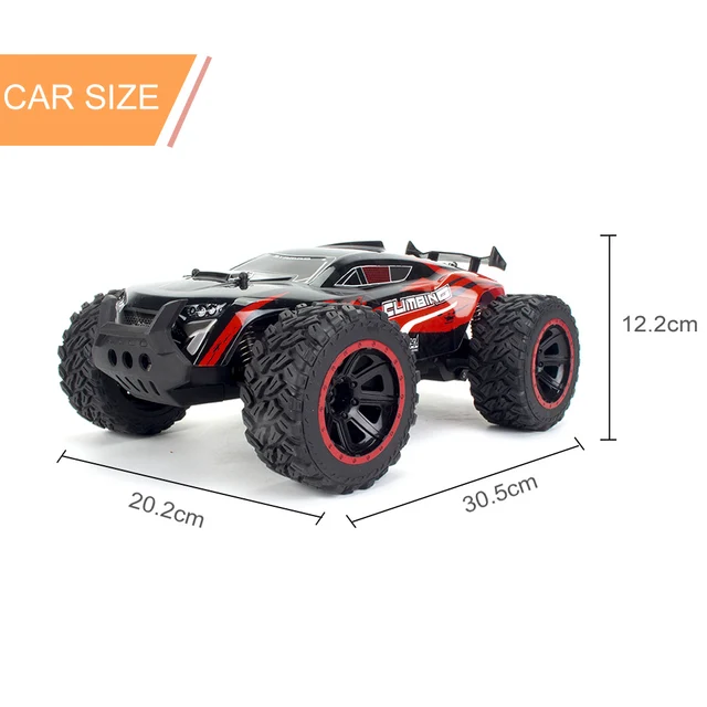 KY-2011A 1/14 Big Foot RC Crawler RC Off-road Car 2.4G 2WD RC Truck High Speed Lightweight RC Truck Gift Toy for Kids Adults RTR 6