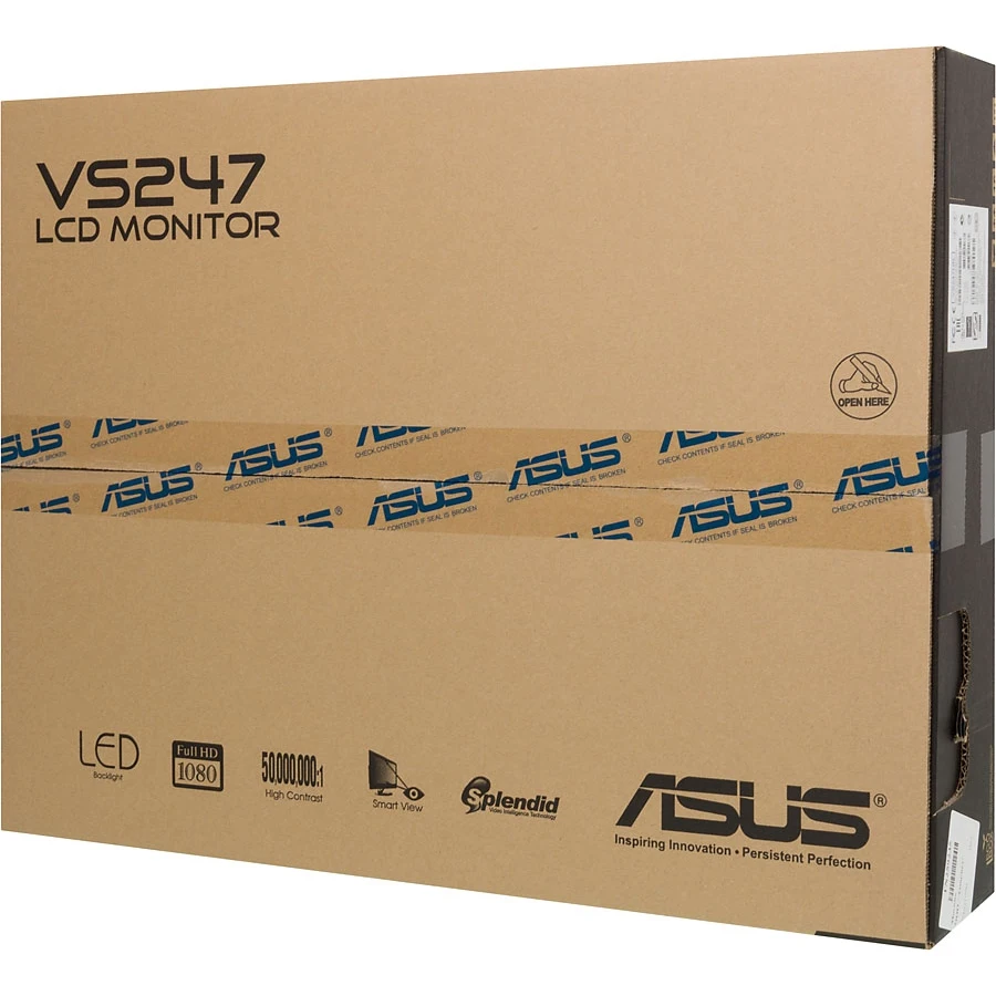 Asus 23." VS247HR black TN+ film LED 1 Ms 16:9 DVI HDMI 250cd Mat