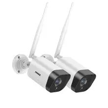 ANNKE 2/4PCS FHD 3MP IP Wi-Fi H.265 Video Camera Surveillance System Weatherproof Cameras 100ft Night Vision With Smart IR P2P
