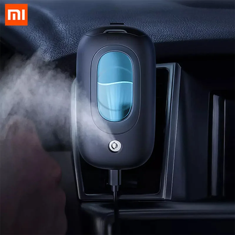

New Xiaomi Baseus Mini Cabin Car Magnetic Humidifier LED USB Charge 360° Rotation Safe Power Off Handheld Portable Smart Timing