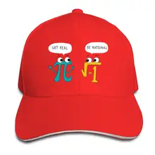 Быть рациональным получить реальный унисекс Бейсбол Кепки структурированных Классическая Липучка регулируемый остроконечные сэндвич-панелей Кепка-тракер