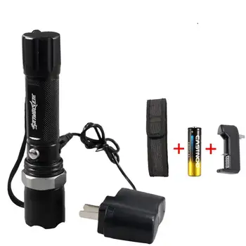 

Waterproof T6 flashlight with zoom