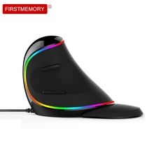 M618Plus, эргономичная Вертикальная компьютерная мышь, 6 кнопок, 4000 dpi, оптическая компьютерная игровая мышь со съемной подставкой для рук, для ПК, ноутбука