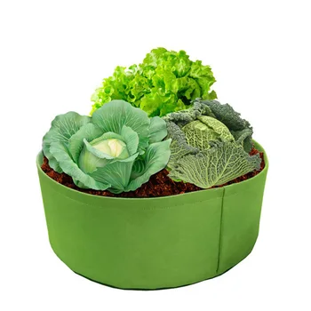 

Non-woven Fabrics Garden Grow Bags Vegetables Planting Grow Bags Breathable Felt Fabric Planter Pot for Balcony Roof Growing Bag