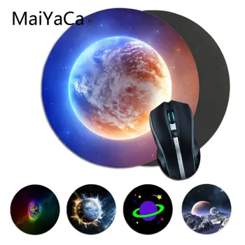 

Maiyaca Funny Earth Planet Computer Gaming round Mousemats Anti-Slip Laptop PC Mice Pad Mat gaming Mousepad Gaming Mouse Pad