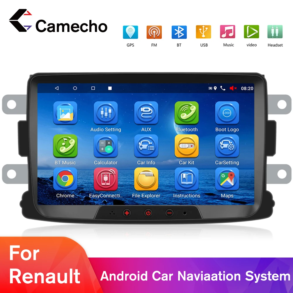 Camecho2dinAndroid81CarRadioMultimediaPlayer9GPSAutoradio