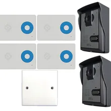 Новое поступление Hands-Free Звонки аудио lntercom дом Дверной домофон Системы 2-полосная, домофон, пульт дистанционного управления разблокировка функция 2V4