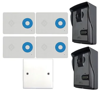 

New Arrival Hands-Free Audio lntercom Doorbell House Door Entry Intercom System 2-way Intercom, Remote Unlocking function 2V4
