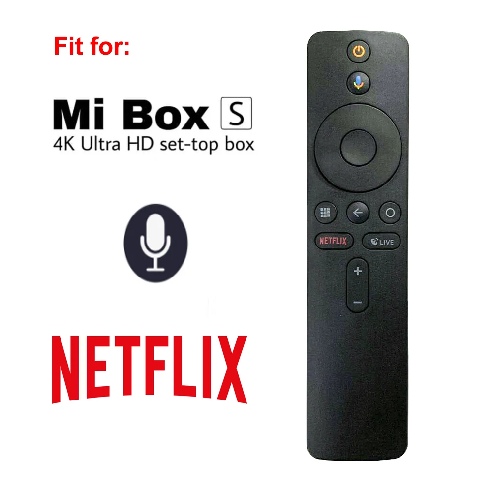 Новый XMRM-006 для Xiaomi MI Box S MDZ-22-AB Smart TV Stick Bluetooth голосовой Радиочастотный пульт ДУ |