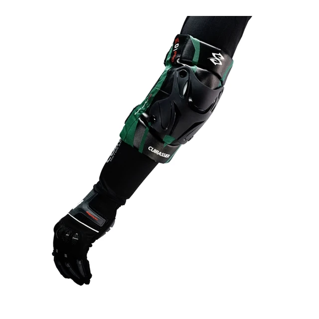 Cuirassier K01 Protective Motorbike Kneepad Motocross Motorcycle Knee Pads MX Protector Racing Guards Off-road Elbow Protection E01-3-Emerald Green