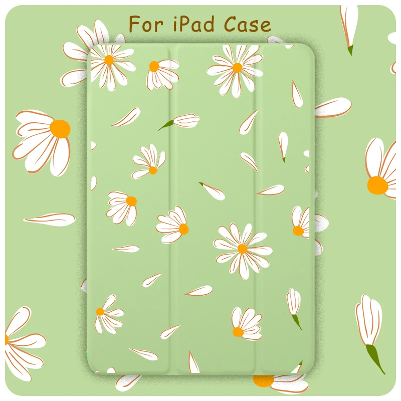 10 2-in iPad 2019 флип-чехол для Mini 5 Pro 202 чехол планшета Авто спящий режим Air 2 ipad Daisy Flower