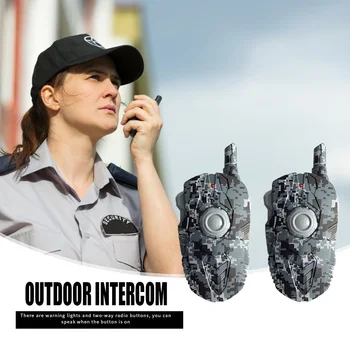 

Outdoor intercom 2pcs Kids Walkie Talkies 400m Range Outdoor Game Mobile Phone Children Toys Portable Two-Way Transceiver