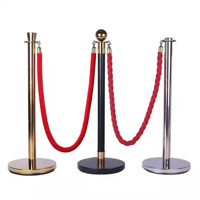 1.5m Long Flannel Sling Twisted Lining Barrier Rope For Welcoming Queuing Columns Pole Fences Stands