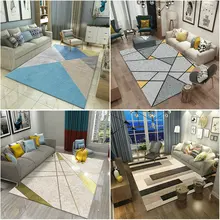 Ковер с нордическим узором, диван для гостиной, чайный столик, одеяло для спальни с милым прикроватным одеялом, красный матрас