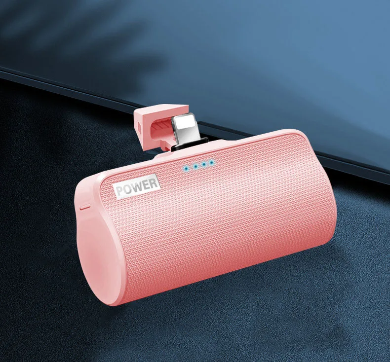 3000 мАч Мини банк питания Тип C портативный внешний аккумулятор зарядное устройство Внешний аккумулятор быстрая зарядка для Xiaomi iPhone samsung LG - Цвет: Pink for Type C