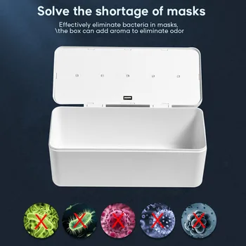 

Phone UV Sterlizer Box For iPhone 11 X 7 8 XR For Xiaomi Redmi Note 9 8 Samsung Huawei Mask UV disinfection Sterilizer Box