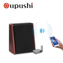 Oupushi Wifi высококачественный настенный динамик, акустическая система, настенное крепление, аудио деревянный внутренний динамик