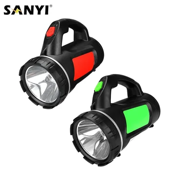 

Handheld Flashlight Portable Lantern USB Rechargeable 18650 Searchlight 4 Modes LED Torch Multi-function Long Shots Lamp