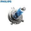2X Philips H4 9003 12V 60/55W HB2 Crystal Vision 4300K White Light Halogen Headlight Car Bulbs with 2x T10 Blue Bulbs 12342CVSM 2