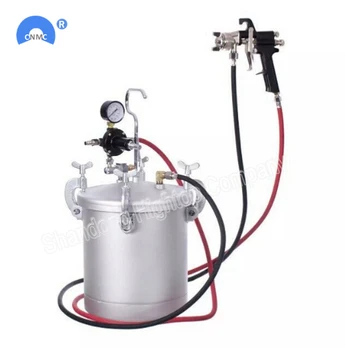 Buy Colorful Pneumatic Pressure Spray Paint Gun Air Spray Pressure Barrels Feeding Equipment