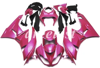 

New ABS Injection Mold Motorcycle Full Fairings Kit For Kawasaki Ninja ZX-6R 636 2009 2010 2011 2012 Body set Pink