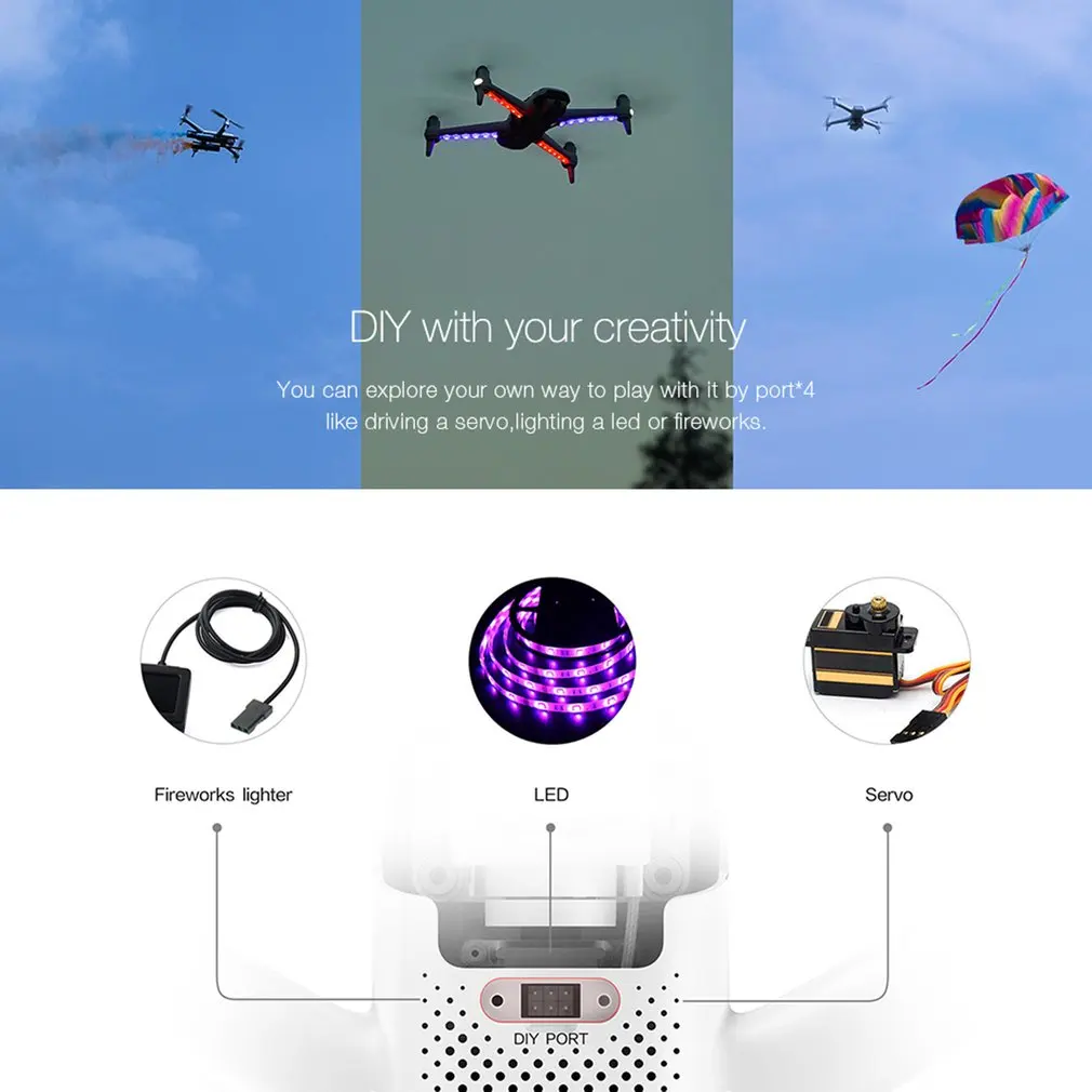 FIMI A3 5,8G gps дрона с дистанционным управлением с 2-оси Gimbal 1080P Камера 1 км с видом от первого лица 25 минут для дистанционно управляемого летательного аппарата RTF Безголовый режим двойной DVR