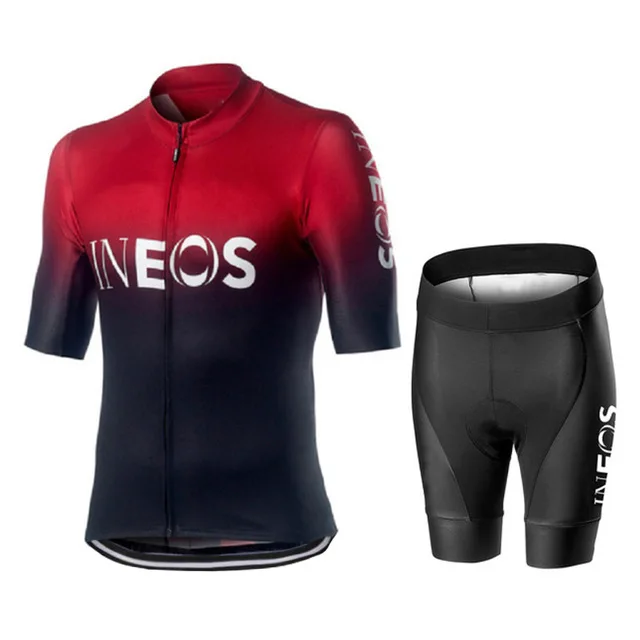 8 Велосипедная майка Pro Team INEOS, летняя велосипедная майка, набор, дышащая, для гонок, спорта, Mtb, велосипедная майка, Мужская одежда для велоспорта - Color: 8