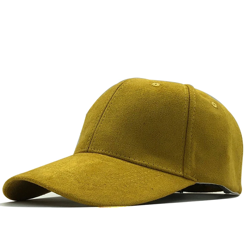 Unisex Soft Suede Baseball Cap Casual Hat Bon Max 72% OFF Solid color Sports Portland Mall
