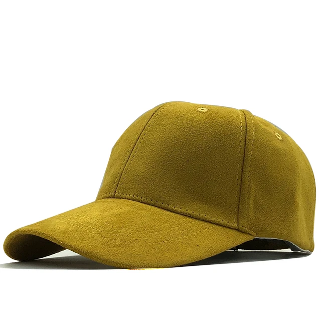 Unisex Soft Suede Baseball Cap Casual 