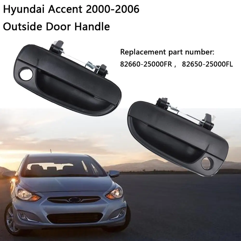 Новая ручка для входной двери Передняя Левая Правая Замена 82660-25000 для hyundai Accent 2000-2006
