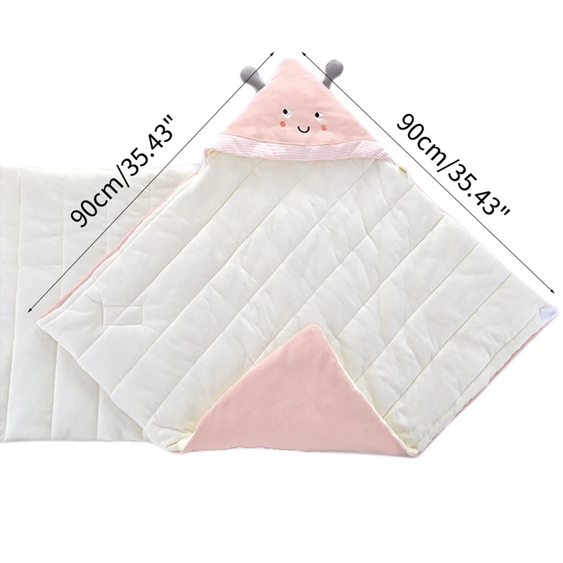 Для младенца хлопкоывй, теплый спальный мешок для малышей Зимние Детские коляски спальные мешки с мотивами из мультфильмов, для новорожденных пеленать Одеяло Обёрточная бумага детское постельное белье