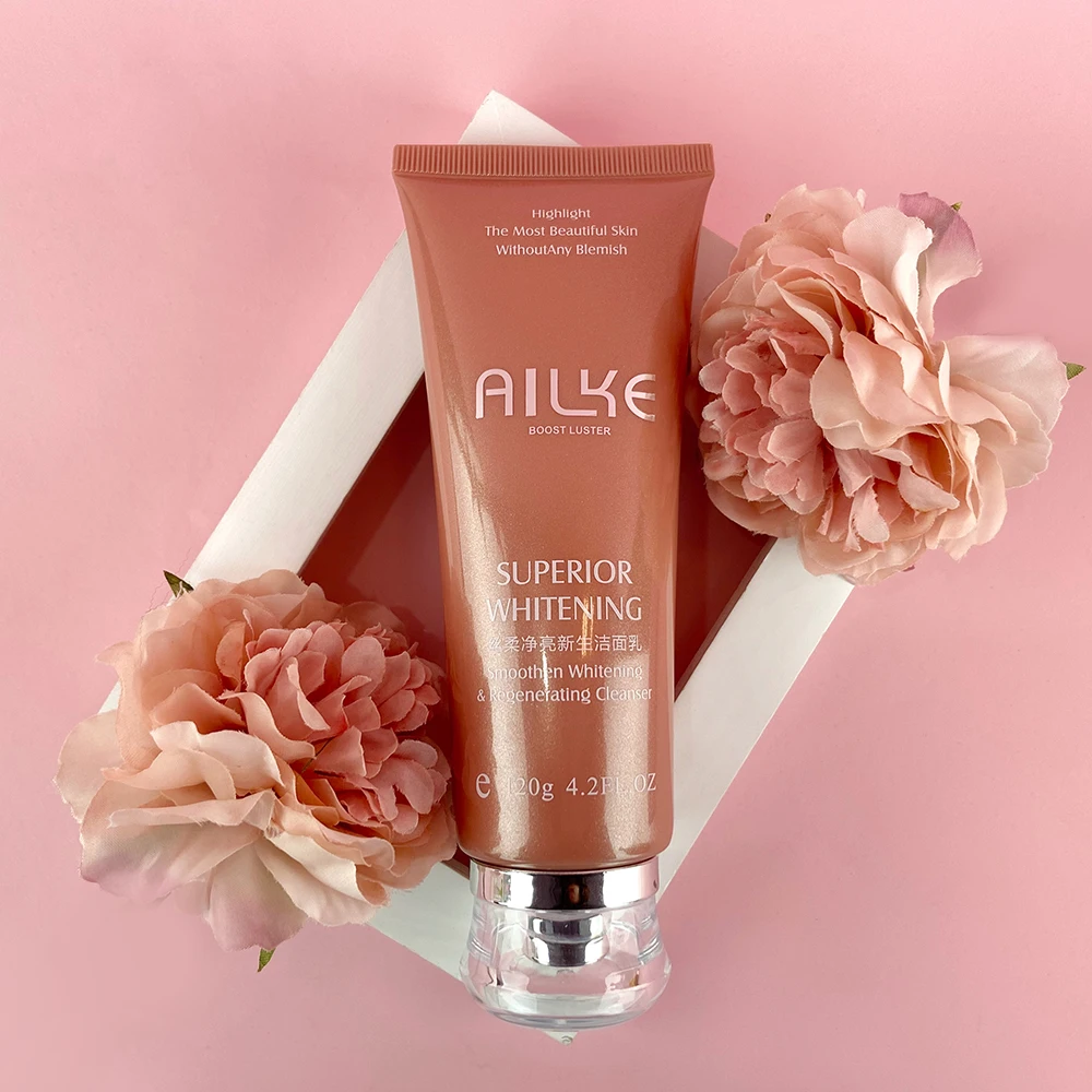 AILKE Rose Facial Cleanser Women Whitening Moisturizing Cleaning Cleaner Hydrating Anti-Dark Spots, Oil Control Face Care Scrub 4