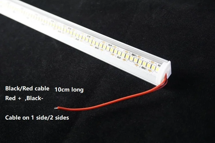 24VDC светодиодный Угловой линейный светильник, диодный Невидимый 2835 120/240 светодиодный на метр Высокая яркость 50 см 20 дюймов 45 градусов кухонный барный светильник